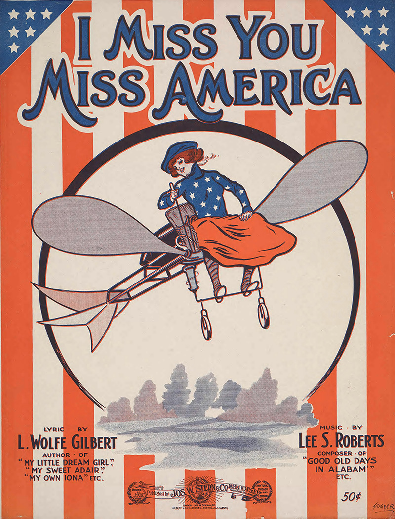 Illustration for article titled 30 Hundred-Year-Old Sheet Music Covers Celebrating the Joy and Thrill of Flight